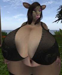 big_ass big_breasts breasts bubble_butt cleavage female ferialexonar furry huge_ass huge_breasts hyper_ass hyper_breasts tagme thick_thighs