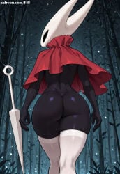 1girls ai_generated ass ass_focus dripping feet female female_only fiff from_bottom_to_top furry furry_female furry_only highres hollow_knight hornet_(hollow_knight) medium_breasts naked nude paws pov presenting presenting_pussy pussy showing_off showing_pussy smiling solo stretching_anus sweat tail thick