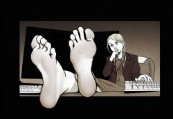 1girl ai_generated feet foot_fetish novelai scarlet_hollow solo