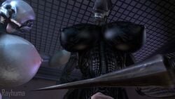 3d abs alien alien_(franchise) animated big_breasts big_penis black_body breasts crossover exoskeleton fellatio futanari halo_(game) halo_(series) huge_breasts human large_breasts large_penis looking_at_viewer looking_down_at_viewer nipples no_eyes no_sound penis penis_in_mouth pov rayhuma rule_63 sangheili sfm sharp_teeth source_filmmaker submissive_pov sucking tail taker_pov thick threesome thrusting thrusting_into_mouth tongue video xenomorph yellow_eyes