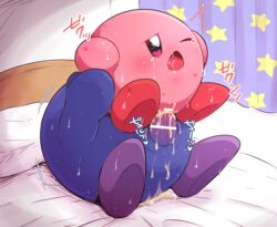 blue_body blue_skin blush female kirby kirby_(series) meta_knight nintendo pink_body pink_skin purple_feet pussy pussy_juice red_feet sex subaru331