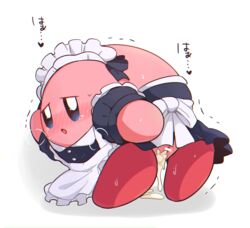 after_sex ashamed blue_eyes blush censored clothes cum cum_in_pussy female female_only kirby kirby_(series) love nintendo pink_body pink_skin pussy solo solo_female subaru331 suffering tear tears vagina