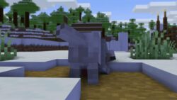 3d ambiguous_gender animated balls canid canine canis codedcells feral genitals male male_only mammal minecraft mojang pale_wolf_(minecraft) presenting short_playtime solo wolf wolf_(minecraft)