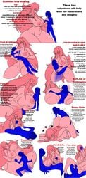 1boy 1boy1girl 1girls anal blowjob blue_hair breast_feeding buttjob covered_buttjob different_poses doggy_style footjob giantess gokusenpai handjob hotdogging large_breasts larger_female paizuri pink_girl pink_hair reverse_stand_and_carry_position sfh size_difference smaller_male stand_and_carry_position toejob vaginal_penetration