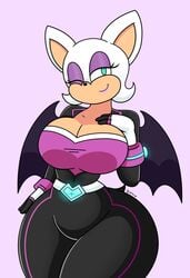 1girls anthro big_breasts breast breasts clothed clothed_female curvy daisy-pink71 elite_agent_rouge female female_focus female_only fully_clothed happy large_breasts lipstick mobian_(species) photo rouge_the_bat sega signature simple_background smile solo solo_female sonic_(series) sonic_dash sonic_forces_speed_battle sonic_the_hedgehog_(series) thick thick_thighs thin thin_waist video_games voluptuous watermark wide_hips wink winking