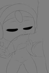 2018 3_fingers animated ball_stretcher balls ballsack bodily_fluids circumcised closed_eyes duo erection eyebrows eyelashes fellatio female fingers genitals grey_background greyscale hair handjob human humanoid interspecies legendary_pokémon licking loop male mammal meloetta meloetta_(aria_form) monochrome navel nintendo nude open_mouth oral penile penis penis_lick pokémon_(species) pokemon pussy saliva saliva_drip saliva_on_penis scrotum sex short_playtime simple_background sketch straight tease teasing teeth theboogie tongue tongue_out video_games