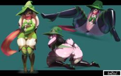 anthro anus big_ass boots bunny cosplay costume cute deltarune femboy feminine_male girly high_heel_boots high_heels junibuoy latex latex_thighhighs male male_only mammal penis pose presenting_hindquarters ralsei ralsei_(cosplay) scarf small_penis solo solo_male undertale white_fur