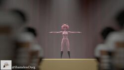 1girls 3d animated areola bouncing_breasts breasts cheering crowd exhibitionism female female_focus flexible horns large_ass looking_at_viewer mina_ashido my_hero_academia nude on_stage pink_hair pink_skin pussy shamelessdeeg smile sound stage tagme video yellow_eyes