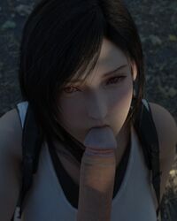 tifa lockhart from final fantasy by psuedodog