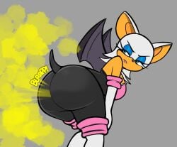 1girls anthro ass ass_focus bat big_ass big_butt bubble_ass bubble_butt fart fart_cloud fart_fetish farting huge_ass huge_butt lolotron6 rouge_the_bat sega sonic_(series) sonic_the_hedgehog_(series)