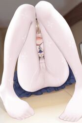 barbara_(genshin_impact) cameltoe genshin_impact irokari no_shoes nopan nun pantyhose pussy