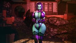 1girls 3d big_breasts blue_body blue_hair blue_skin breasts cleavage clothed clothes clothing cosplay elf elf_ears elf_female elf_girl female female_only garry's_mod hips long_ears long_pointy_ears mileena_(cosplay) mortal_kombat mortal_kombat_(2011) outfit pointy_ears short_hair solo solo_female soria thick_hips thick_legs thick_thighs thin_waist unreal_tournament vaako voluptuous waist wide_hips