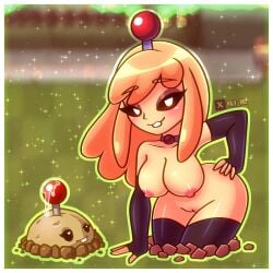 1girls anthro anthrofied ass breasts breasts female flora_fauna plant plant_girl plant_humanoid plantie plants_vs._zombies plants_vs_zombies popcap_games potato_mine_(pvz) pussy slv_rbz