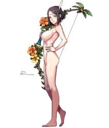bettercommsoul completely_nude female_only fire_emblem fire_emblem_awakening fire_emblem_heroes noire_(fire_emblem) noire_(summer)_(fire_emblem) nude_female nude_filter