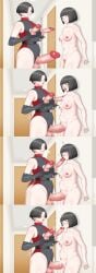 2futas 2girls censored cum cum_in_mouth ejaculation fellatio futanari handjob hands_on_own_penis handsfree_ejaculation huge_cock intersex masturbation more_at_source mosaic_censoring multiple_images nipple_balls penis_nipples projectile_cum rakuenya triphallia unusual_anatomy unusual_genitalia_placement unusual_penis_placement vaginal_penetration what