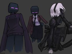 enderwoman kaiser_oof9 minecraft skirt tagme tall_female