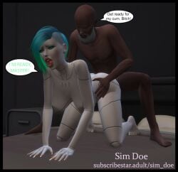 3d big_breasts big_breasts big_breasts brian_bentley(sim_doe) caption dilf doggy_style doggy_style doggy_style doggy_style_position doggystyle_position english english_text grey_skin interracial miss_bots(sim_doe) old_man original_characters robot robot_girl robot_humanoid roxy(sim_doe) sim_doe sims sims4 sims_4 speech_bubble speech_bubbles the_sims the_sims_4