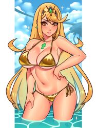 mythra from nintendo by ravenousruss