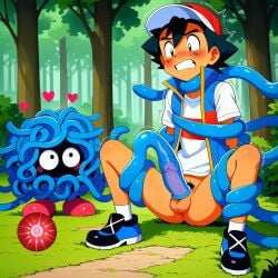 ash ketchum from game freak by artaeum