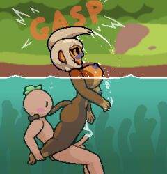 admiral_brickell anthro asphyxiation drowning gasp gasping gasping_for_air tomato_(okami_tomato) underwater underwater_sex zxtomatofan