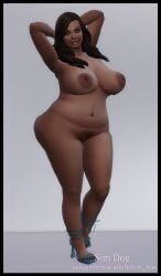3d bbw big_breasts big_breasts big_breasts chubby chubby_female hairy_pussy high_heels mexican mexican_female naked naked_female no_sex nude nude_female original_characters sexy sexy_body sexy_pose sim_doe sims sims4 sims_4 sofia_alvarez(sim_doe) the_sims the_sims_4 thick_thighs veiny_breasts wedge_heels