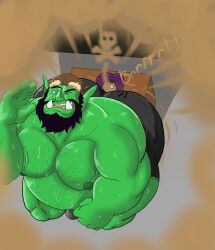 fart fart_cloud fart_fetish farting farting_in_face farting_on_another farting_on_face farts fat fat_ass fat_butt fat_male gassygohma gay goh'ma male orc overweight overweight_male