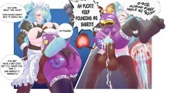 absurd_res ahe_gao akeno_(itsnafulol) animal_genitalia animal_penis anthro apron ass avian beak big_breasts big_butt bikini bikini_top bird blue_eyes blue_hair blush bodily_fluids bra branded breasts butt_grab cervical_penetration cervix clothing cum cum_in_vagina cum_inside duo equine_genitalia equine_penis female full_nelson fur futa'd futa_on_female futa_wife futanari genital_fluids genitals gloves gynomorph gynomorph/female gynomorph_penetrating hair hand_on_butt handwear heart_eyes heart_symbol height_difference hi_res hirundinid horsecock_futa horsecock_futanari huge_breasts human human_is_better human_on_anthro human_supremacy impregnation intersex intersex/female intersex_penetrating interspecies legwear looking_pleasured maid_apron maid_headdress maid_uniform mammal nes_panda open_mouth oscine passerine penetration penis pink_eyes purple_body purple_fur rough_sex sega sex size_difference sonic_riders sonic_the_hedgehog_(series) speech_bubble sports_bra swallow_(bird) swimwear text text_on_clothing thick_thighs thigh_highs twintails_(hairstyle) two-piece_swimsuit underwear uniform vaginal_penetration wave_the_swallow wide_hips x-ray_view