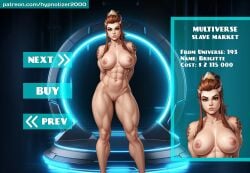 auction brigitte hypnotizer2000 market multiverse muscular muscular_arms muscular_female muscular_legs muscular_thighs overwatch slave slave_auction slave_market slavegirl