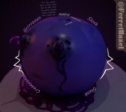 3d_(artwork) anthro areola big_areola big_nipples blueberry_inflation bodily_fluids close_to_bursting digital_media_(artwork) dragon english_text female ferrethazel hi_res huge_areola huge_nipples hyper hyper_areola hyper_nipples inflation inner_monologue lactating leaking leaking_juice muffled_speech mythological_creature mythological_scalie mythology nipples profanity purple_body scalie solo spherical_inflation text thinking unusual_bodily_fluids unusual_lactation
