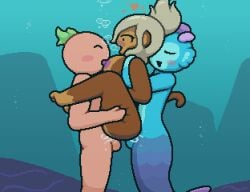 admiral_brickell asphyxiation drowning mermonkey tomato tomato_(okami_tomato) underwater underwater_sex zxtomatofan