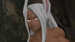 1boy 1girls 3d animated areolae ass ass_focus boku_no_hero_academia bubble_butt bunny_ears cum cum_inside cumming_in_pussy dark-skinned_female female_on_top femdom huge_ass huge_breasts large_breasts mirko miruko mr_chazz80 multiple_cumshots muscular_female my_hero_academia nipples penetration red_eyes sex sfm sound source_filmmaker tagme video white_hair