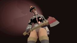 1female 1girls badatsfm big_breasts big_hips black_latex boots corset female fempyro fire_axe fireman's_hat girl gothtcatgirl hands_on_hips hat helmet high_boots hips hips_wider_than_shoulders holding_object holding_weapon large_breasts large_hips latex latex_clothing latex_corset latex_gloves latex_suit looking_at_viewer looking_down menacing pyro_(team_fortress_2) self-upload sfm small_waist solo source_filmmaker tagme team_fortress_2 tf2 thick_thighs thighs tiny_waist waist weapon