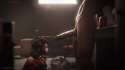 1boy 1girls 3d 3d_animation animated blowjob fellatio light-skinned_female light-skinned_male light_skin marvel marvel_rivals midnightswamie oral oral_penetration oral_sex peni_parker peni_parker_(marvel_rivals) peter_parker sound sound_effects spider-man spider-man_(series) tagme video