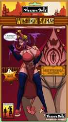 action_figure badge ball_jointed_doll ball_joints blowjob_face breasts bullet_belt bullets choker cleavage clothed clothed_female contained container crown demon demon_girl demon_horns demon_tail demon_wings demoness doll doll_box doll_joints dollification e-ward female gloves hand_on_hip high_heels horns huge_breasts logo long_tongue matrona_(yozuru) nameplate orange_eyes original package packaged pink_skin pointy_ears prostitute pubic_tattoo purple_hair purple_wings stockings stomach_tattoo succubus tail tattoo tongue tongue_out tongue_wrap transformation western western_art western_sagas wings