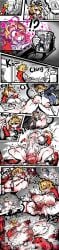 ahe_gao comic don_quixote_(limbus_company) gaping gaping_nipples gaping_pussy gaping_urethra imagining lactation limbus_company masturbation nipple_penetration object_insertion prolapse prolapsed_pussy sancho_(limbus_company) sex_toy