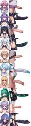 ai_assisted ai_generated altra_x balls black_hair black_heart blanc blonde_hair blue_eyes blue_hair bodysuit breasts cybernetic_penis futa_only futanari glowing_penis green_hair green_heart_(neptunia) horse_penis huge_breasts huge_cock intersex iris_heart large_breasts large_penis large_testicles massive_penis metallic_penis navel neptune_(neptunia) neptunia_(series) noire penis penis_chart plutia portrait precum purple_eyes purple_hair purple_heart_(neptunia) red_eyes side_view size_comparison small_balls small_breasts small_penis spiked_penis tagme testicles vert white_hair white_heart_(neptunia)