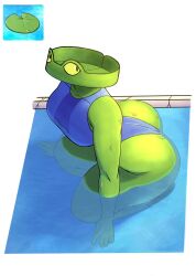 1girls anthro anthrofied ass breasts breasts female flora_fauna james_j._petro lily_pad lily_pad_(pvz) plant plant_girl plant_humanoid plantie plants_vs._zombies plants_vs_zombies popcap_games pussy