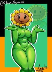 1girls anjeroxd anthro anthrofied ass breasts breasts female flora_fauna plant plant_girl plant_humanoid plantie plants_vs._zombies plants_vs_zombies popcap_games pussy sunflower_(pvz)
