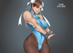 artist_on_twitter chun-li dated female female_focus female_only looking_at_viewer pantyhose rx120 street_fighter twitter_username