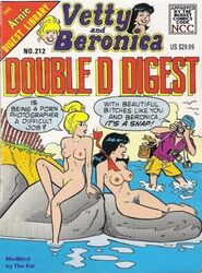 2girls alias_the_rat archie_comics betty_and_veronica betty_cooper black_hair blonde_hair breasts multiple_girls nude pussy veronica_lodge