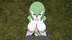 animated anthro big_breasts d-rock_(artist) dawn_(pokemon) full-package_futanari furry futa_on_female futanari gardevoir green_skin pokémon_(species) pokemon pokemon_(species)