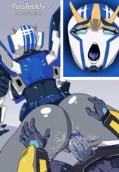 anal anal_juice anal_penetration anal_sex animated denkishowgun female robot robot_girl rossteddy strongarm_(transformers) tagme transformers transformers_robots_in_disguise_(2015)