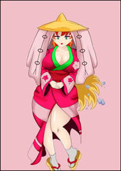 big_breasts disguise fox_tail gender_transformation inuyasha kimono kitsune rule_63 rule_63 shapeshifter shiftingfun shippo transformation transformed