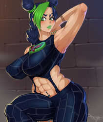 jolyne kujo from jojo's bizarre adventure by r3dstar
