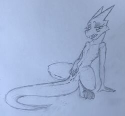 absurd_res anthro bestbake female finger_fuck fingering genitals hi_res kobold masturbation penetration presenting presenting_pussy pussy reptile scalie sketch solo spread_legs spread_pussy spreading vaginal_masturbation vaginal_penetration vaginal_penetration