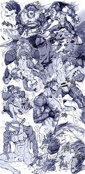 anal anal_sex anthro archer_(fate) balls bite bodily_fluids canid canine canis censored clothing cu_chulainn_(fate) cum duo erection fate_(series) genital_fluids genitals handjob hi_res human human_on_anthro human_to_anthro interspecies korean_text licking love_bite male male/male male_on_anthro male_penetrated male_penetrating male_penetrating_male mammal muscular muscular_male nipple_fetish nipple_lick nipple_play nipples nude oral penetration penile penis rimming sequence sex species_transformation tongue tongue_out topwear torn_clothing transformation translation_request were werecanid werecanine werewolf wolf yura_(pixiv)