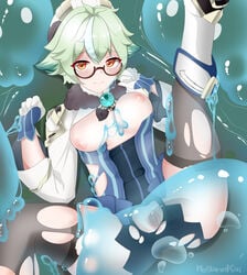 slime (genshin impact) from genshin impact by meganekai