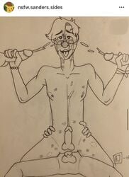 anal_orgasm anal_sex blush blush_lines blushing bracelet bruise bruised bruises cum cum_in_ass cum_on_face cumshot gay gay_sex glasses_on_head glasses_only hand_drawn handjob hickey hickey_marks hickeys_on_pecs hickeys_on_thighs logan_sanders male_only orgasm_from_anal orgasm_from_handjob orgy patton_sanders roman_sanders sanders_sides tagme tongue tongue_out virgil_sanders yaoi