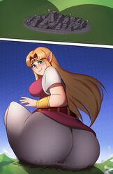 princess zelda from nintendo by charlydibulol