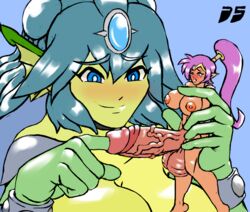 1futa 1girls blue_eyes blue_hair blush breasts clenched_teeth color colored_sketch completely_nude crying d5 edit eyes_rolling_back female_on_futa futa_on_female futa_urethral_insertion futanari futasub giantess giga_mermaid grin grinning hair huge_cock hyper hyper_balls hyper_penis intersex mermaid mermaid_giantess nude penis purple_hair shantae shantae_(character) size_difference smile smooth_skin tears third-party_edit urethra urethral_fingering urethral_insertion